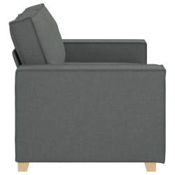Sofa 2-osobowa Ciemnoszara 120 cm Tkanina