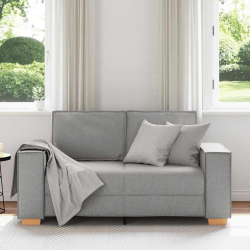 Sofa 2-osobowa Cloud Grey 120 cm Tkanina