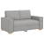 Sofa 2-osobowa Cloud Grey 120 cm Tkanina