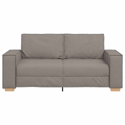 Sofa 2-osobowa Taupe 140 cm Tkanina
