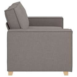 Sofa 2-osobowa Taupe 140 cm Tkanina