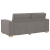 Sofa 2-osobowa Taupe 140 cm Tkanina