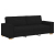 Sofa 3-osobowa Czarna 180 cm Tkanina