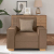 Sofa Fotel Brązowy 60 cm Tkanina