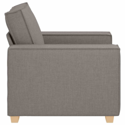Sofa Fotel Taupe 60 cm Tkanina
