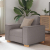 Sofa Fotel Taupe 60 cm Tkanina