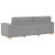 Sofa 3-osobowa Cloud Grey 180 cm Tkanina
