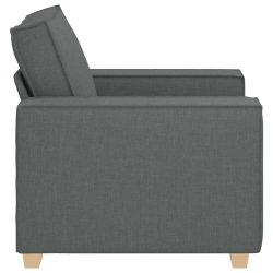Sofa Fotel Ciemnoszary 60 cm Tkanina