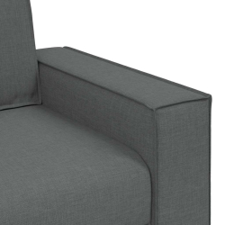 Sofa Fotel Ciemnoszary 60 cm Tkanina