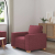 Sofa Fotel Wino Czerwone 60 cm Tkanina
