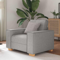 Sofa Fotel Cloud Grey 60 cm Tkanina