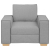 Sofa Fotel Cloud Grey 60 cm Tkanina
