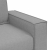 Sofa Fotel Cloud Grey 60 cm Tkanina
