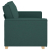 Sofa 2-osobowa Ciemnozielona 120 cm Tkanina