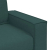 Sofa 2-osobowa Ciemnozielona 120 cm Tkanina