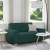 Sofa 2-osobowa Ciemnozielona 120 cm Tkanina