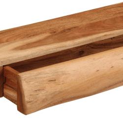 Półki ścienne 2 szt. 60x17x8 cm Drewno lite Akacja
