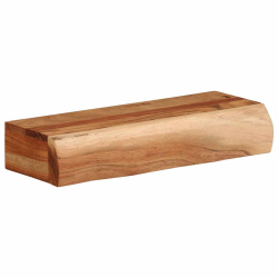 Półki ścienne 2 szt. 40x17x8 cm Drewno lite Akacja