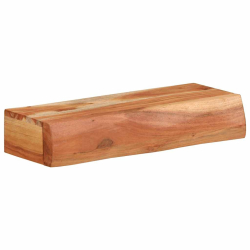 Półki ścienne 2 szt. 40x17x8 cm Drewno lite Akacja