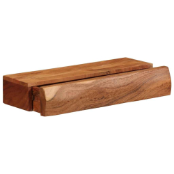 Półki ścienne 2 szt. 40x17x8 cm Drewno lite Akacja