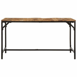 Stół jadalny 140x70x75 cm Drewno lite surowe mango