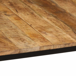 Stół jadalny 140x70x75 cm Drewno lite surowe mango