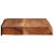 Półki ścienne 2 szt. 60x20x3,5 cm Drewno lite Akacja