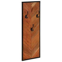 Wieszaki na ubrania 2 szt. 35x1x90 cm Drewno lite Akacja