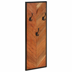 Wieszaki na ubrania 2 szt. 35x1x90 cm Drewno lite Akacja