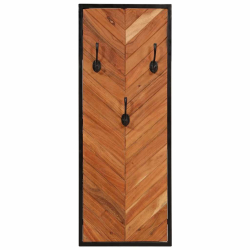 Wieszaki na ubrania 2 szt. 35x1x90 cm Drewno lite Akacja