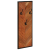 Wieszaki na ubrania 2 szt. 35x1x90 cm Drewno lite Akacja