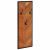 Wieszaki na ubrania 2 szt. 35x1x90 cm Drewno lite Akacja