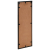 Wieszaki na ubrania 2 szt. 35x1x90 cm Drewno lite Akacja