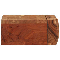 Półki ścienne 2 szt. 30x17x8 cm Drewno lite Akacja