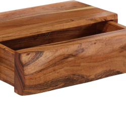 Półki ścienne 2 szt. 30x17x8 cm Drewno lite Akacja