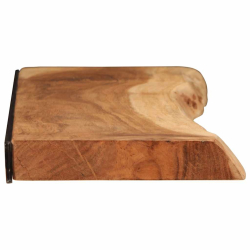 Półki ścienne 2 szt. 100x20x3,5 cm Drewno lite Akacja