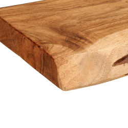 Półki ścienne 2 szt. 100x20x3,5 cm Drewno lite Akacja