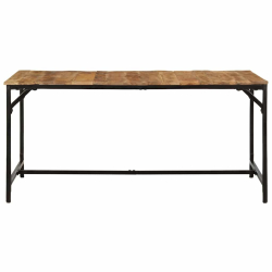 Stół jadalny 160x80x75 cm Drewno lite surowe mango