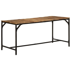Stół jadalny 160x80x75 cm Drewno lite surowe mango