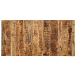 Stół jadalny 160x80x75 cm Drewno lite surowe mango
