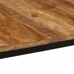 Stół jadalny 160x80x75 cm Drewno lite surowe mango