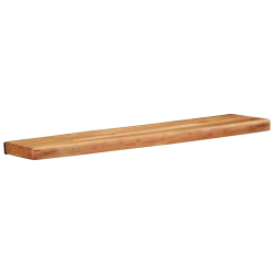 Półki ścienne 2 szt. 80x20x3,5 cm Drewno lite Akacja