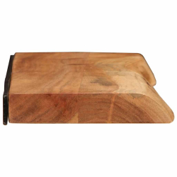 Półki ścienne 2 szt. 80x20x3,5 cm Drewno lite Akacja