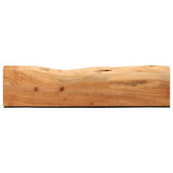 Półki ścienne 2 szt. 80x20x3,5 cm Drewno lite Akacja