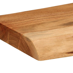 Półki ścienne 2 szt. 80x20x3,5 cm Drewno lite Akacja