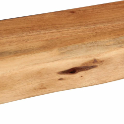 Półki ścienne 2 szt. 80x20x3,5 cm Drewno lite Akacja