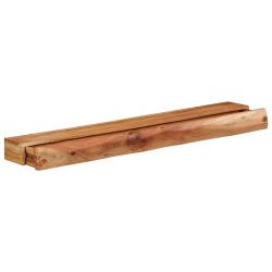 Półki ścienne 2 szt. 100x17x8 cm Drewno lite Akacja