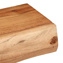 Półki ścienne 2 szt. 100x17x8 cm Drewno lite Akacja