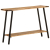 Stolik konsolowy, 110x30x75 cm, lite drewno mango