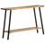 Stolik konsolowy, 110x30x75 cm, lite drewno mango